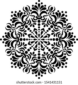 Mandala Pattern Stencil doodles sketch good mood