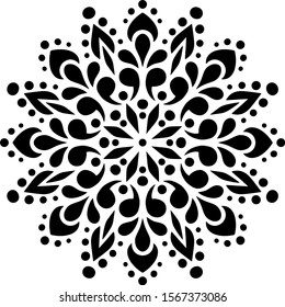 Mandala Pattern Stencil doodles sketch good mood