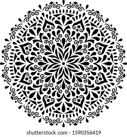 Mandala Pattern Stencil doodles sketch good mood