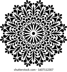Mandala Pattern Stencil doodles sketch good mood