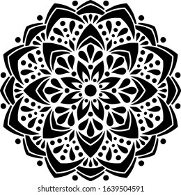 Mandala Pattern Stencil doodles sketch good mood