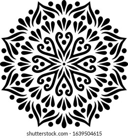 Mandala Pattern Stencil doodles sketch good mood
