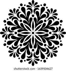 Mandala Pattern Stencil doodles sketch good mood