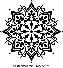 Mandala Pattern Stencil doodles sketch good mood