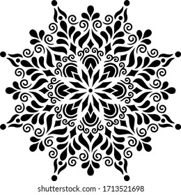 Mandala Pattern Stencil doodles sketch good mood