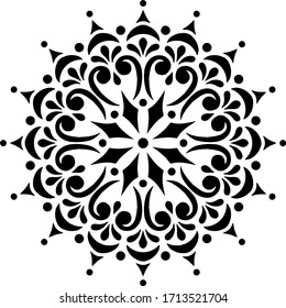 Mandala Pattern Stencil doodles sketch good mood