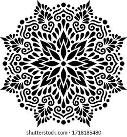 Mandala Pattern Stencil doodles sketch good mood