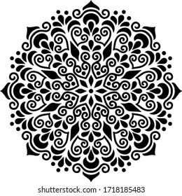 Mandala Pattern Stencil doodles sketch good mood
