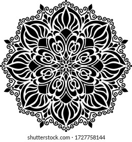 Mandala Pattern Stencil doodles sketch good mood