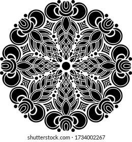 Mandala Pattern Stencil doodles sketch good mood