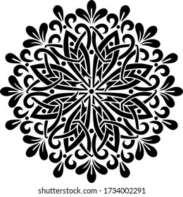 Mandala Pattern Stencil doodles sketch good mood