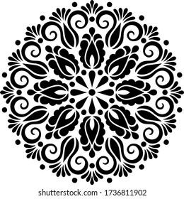Mandala Pattern Stencil doodles sketch good mood