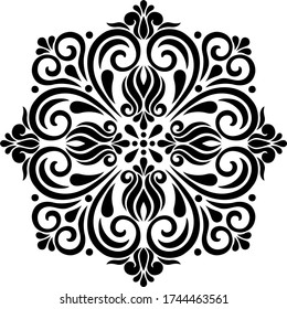 Mandala Pattern Stencil doodles sketch good mood