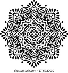 Mandala Pattern Stencil doodles sketch good mood