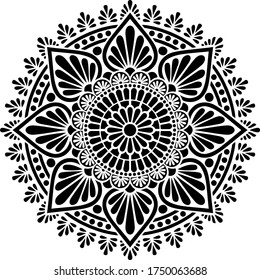 Mandala Pattern Stift doodles Sketch gute Laune