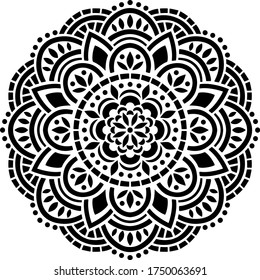 Mandala Pattern Stencil doodles sketch good mood
