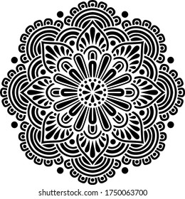 Mandala Pattern Stencil doodles sketch good mood