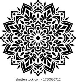 Mandala Pattern Stencil doodles sketch good mood