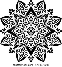 Mandala Pattern Stencil doodles sketch good mood