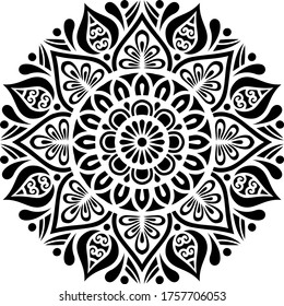 Mandala Pattern Stencil doodles sketch good mood