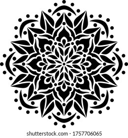 Mandala Pattern Stencil doodles sketch good mood
