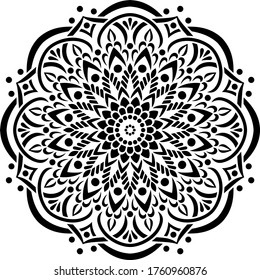 Mandala Pattern Stencil doodles sketch good mood