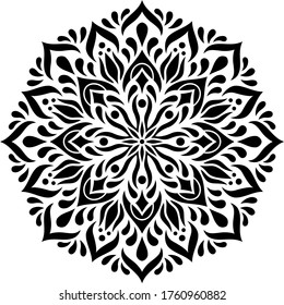 Mandala Pattern Stencil doodles sketch good mood