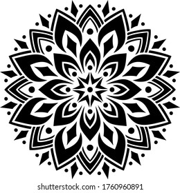 Mandala Pattern Stencil doodles sketch good mood