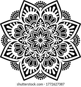 Mandala Pattern Stencil doodles sketch good mood