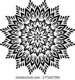 Mandala Pattern Stencil doodles sketch good mood