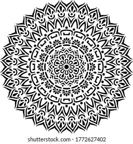 Mandala Pattern Stencil doodles sketch good mood