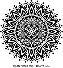 Mandala Pattern Stencil doodles sketch good mood