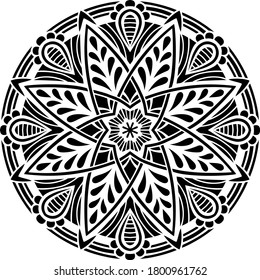 Mandala Pattern Stencil doodles sketch good mood