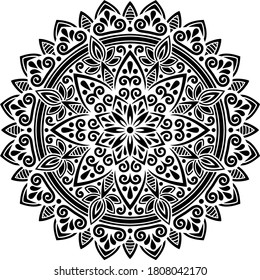 Mandala Pattern Stencil doodles sketch good mood