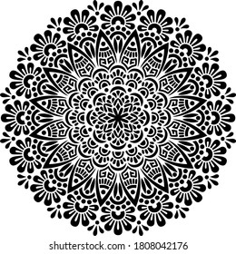 Mandala Pattern Stencil doodles sketch good mood