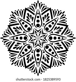 Mandala Pattern Stencil doodles sketch good mood