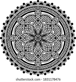 Mandala Pattern Stencil doodles sketch good mood