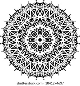Mandala Pattern Stencil doodles sketch good mood