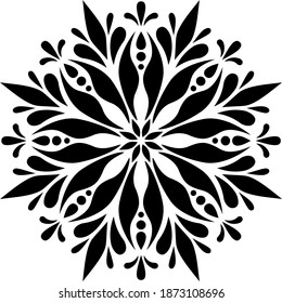 Patrón de Mandala Doodles de plantilla boceto buen humor