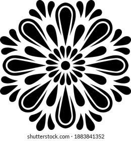 Mandala Pattern Stencil doodles sketch good mood