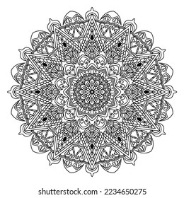 Mandala Pattern Stift doodles Sketch gute Laune