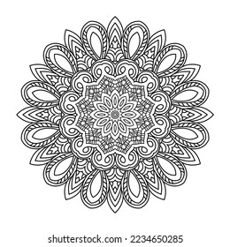 Mandala Pattern Stencil doodles sketch good mood