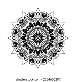 Mandala Pattern Stencil doodles sketch good mood