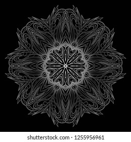 Mandala pattern. Traditional indian mandala. Orient tribal circle sign illustration. Vector illustration