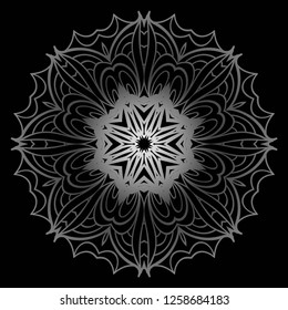 Mandala pattern. Traditional indian mandala. Orient tribal circle sign illustration. Vector illustration
