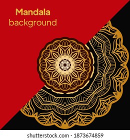 Mandala Pattern. Traditional Indian Mandala. Orient Tribal Circle Sign Illustration. Vector Illustration.