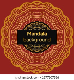 Mandala Pattern. Traditional Indian Mandala. Orient Tribal Circle Sign Illustration. Vector Illustration.