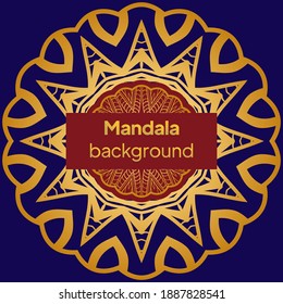 Mandala Pattern. Traditional Indian Mandala. Orient Tribal Circle Sign Illustration. Vector Illustration.
