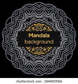 Patrón de Mandala. Ilustración vectorial para el diseño