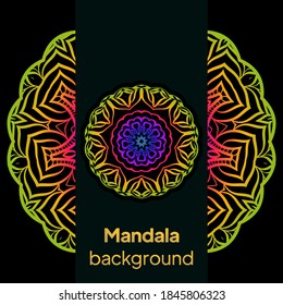 Mandala pattern. Vector illustration for design